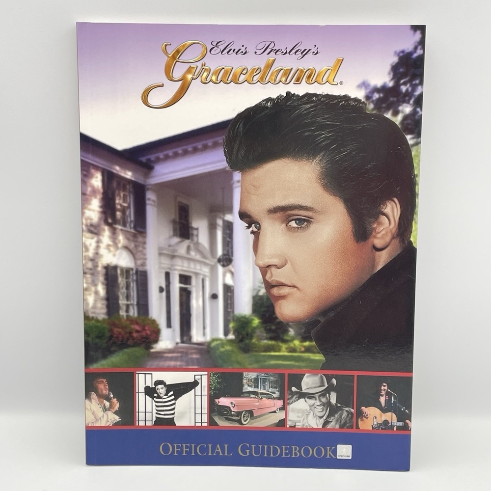 Elvis Presley Graceland‎ Official Guidebook Softcover Book EUC